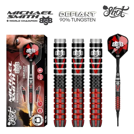 Mission Horus Soft Tip Darts - 19g - 97.5% Tungsten - Black